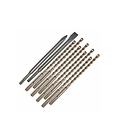 MAKITA D-44971 Concrete Drill Bit And Flat Chisel Set (10pcs)