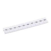 Altech MT6/H-51-60 Marking Tag Tag 6MM Hrz, 51-60 Sold by Pack of 100