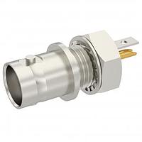 Radiall R141574161 Panel Receptacles BNC/INSULATED BULKHEAD JACK RECEPTACLE FR. MOUNT. WITH SOLD. POT CONT.+TAG-P100