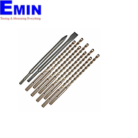 MAKITA D-44971 Concrete Drill Bit And Flat Chisel Set (10pcs)