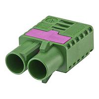 Rosenberger 59Z120-C00E Accessories Plastic housing Plug Straight E Green