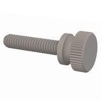 Essentra Components 090832075T Thumb Screw Knurled Thumb Screw, #8-32 Thread, 3/4 Lg