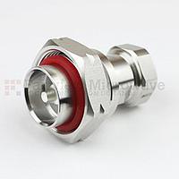 Fairview Microwave SM4416 7/16 DIN Male to 4.1/9.5 Mini DIN Male Adapter (6 Ghz, IP67 Mated)