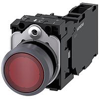 SIEMENS A6X30143742 Standard Switches ILLUMINATED PUSHBUTTON. RED