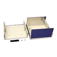 Hammond Manufacturing 1598JGY Instrument FR ABS w/Alum. Ends 11.02x7.87x3" Grey