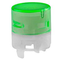 NKK Switches AT4169FB Button RND GRN LNS/WHT DIFF FOR HB INDICATOR