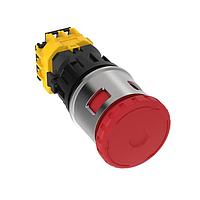 Banner Engineering SSA-EB1ML2P-12 Push Turn SSA-EB1 Panel-mount Emergency Stop Push Button; Lockable Illuminated (PUSH ON) 44 mm Actuator; Contacts: 2NC/1NO; Screw Terminals; 30 mm mounting hole