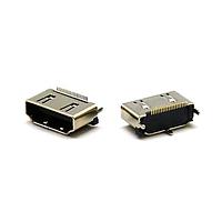 Rego Electronics RG9913-11107B-48B0 HDMI Connectors Straight Vertical mounted, SMD 1u" Gold plated 8.5mm H