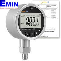 PCE DPG 100-ICA Pressure Gauge (0~1450 psi, 0~100 bar; ISO Calibration Certificate)