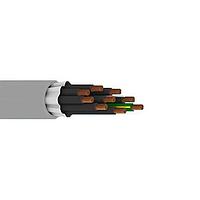 Alpha Wire 901409 SL005 Automation and Process Control 16 AWG 9 Conductor 600V Unshielded PVC PVC, 100 ft Spool - Slate