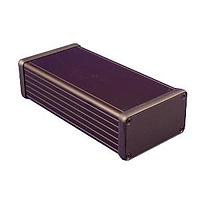 Hammond Manufacturing 1455K1601BK PC Board MetalEndPanel, Black 6.30 x 1.69 x 3.07"