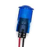 Dialight 653-1404-103F Indicators 0.5in FLT SNAP BL 24VDC W/LEADS