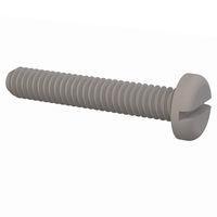 Essentra Components 012520P150 Pan Slotted Pan Slotted Screw, 1/4-20 Thread, 1 1/2 Lg