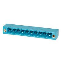 Same Sky (formerly CUI Devices) TBP01R1W-508-10BE Headers Terminal block, pluggable, w screw lock, 5.08, receptical, 10 pole, blue