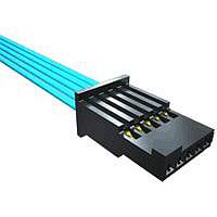 Samtec SFSST-06-28-G-04.00-DR-NDS Rectangular Cable Assemblies .050" Tiger Eye(TM) Single Row Discrete Wire Cable Assembly