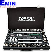 Toptul GCAD4602 Professional Grade 1/2"" DR. 6PT Socket Set 46pcs