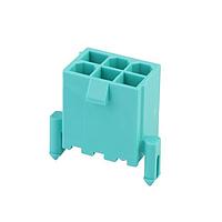 Molex 172447-0506 Headers Mini-Fit Versa Color Hdr, DR, Vrt, w/Peg 6Ckt SN GW Green