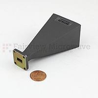 Fairview SH134-20 WR-34 Standard Waveguide Horn With Square Cover Flange and 20 dBi Nominal Gain Operating From 22 GHz to 33 GHz Frequency Range