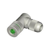 AMP Connectors - TE Connectivity 3-2271131-2 Right Angle M12 FEMALE BCODE R/A 4P PG9 SHIELDED(AU)