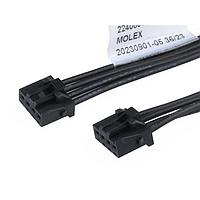 Molex 224089-1042 Specialized Cables KK Plus 250-to-KK Plus 250 2.50mm P SR 150mm Lgth 4 Ckts Blk