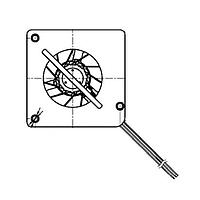 Sunon UB5U3-700 Brushless Blower Blower, 30x30x3mm, 5VDC, 18 L/min, 0.36W, 36/30cm dBA, 88.18"H2O, Vapo, IP55