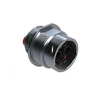 Amphenol SINE Systems AHDM04-18-06SN-C030 Connectors 2 Position Plug, Soc Size 18, Wide Thread