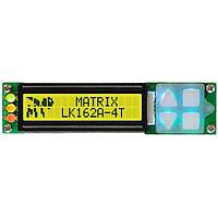 Matrix Orbital LK162A-4T-USB-E LCD Character Display Modules 16x2 4keyGreyTextUSB Yel-Grn B/G Ext temp