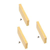 ELCOMETER 270 Spare flat sponge set (150 x 60 x 25mm)