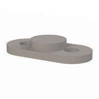 Essentra Components 22CM0150 Capacitor Mount Capacitor Mount, .270 Long, .045 2x Holes