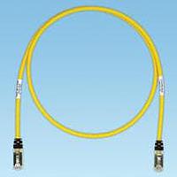 Panduit STP6X2MYL Cat 6a Copper Patch Cord, Cat 6A, Yellow S/FTP