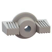 Essentra Components 0600440DLWN Wing Nut Deco Wing Nut, #4-40 Thread, 5/16 Height