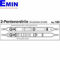 Gastec 193 Quick-measuring Detector tubes 2-Pentenenitrile CH3CH2CH:CHCN (0.5~15ppm)