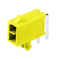 Molex 212528-0241 PCB Receptacle Micro-Fit+ Versa Color RA Header Thru Hole  Dual Row 2 Ckts  (Au) GloWire Ylw