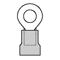 Molex 19070-0026 Ring RING TONGUE TERM 18-22 AWG 56 STUD