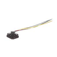 Kycon KMDPLX-6S-100 Connectors 6P SNAP AND LOCK SKT PNL MNT 100 WIRE