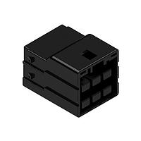 Molex 206996-2606 Receptacle Housing CP-4.5 RECP 4.5mm DR 6CKT POLZ POSLCK BLK