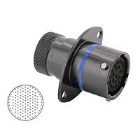 Eaton Souriau-Sunbank 8STA02435SB Connectors Square Flange Receptacle - size 24 - 128 contacts - Female