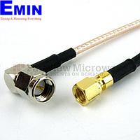 Fairview FMC0418315LF BNC Male to SMC Plug Cable RG-316 Coax