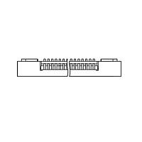 Adam Tech PCA-6-LA-19-HL-3-T/R Connectors FPC/FFC CONNECTOR, ZIF TYPE, .5M