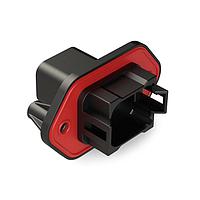 Amphenol SINE Systems AT04-08PC-PM12 Connectors 8 Pin Rcpt Pnl Mnt C Self-Thread Grn Sea