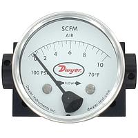 Dwyer DTFA-2A-30A Variable-Area Flowmeter for Gases, ± 5% Accuracy, Durable Aluminum, 3000 psig (1/2 in, NPT Female)