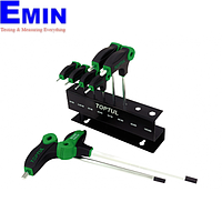 TOPTUL GAAX0801 - 8PCS L-Type Two Way Ball Point & Hex Key Wrench Set