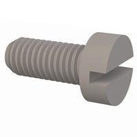 Essentra Components 50M050080D012 Machine Screw Cheese Slotted Screw, M5 X .8 Thread, 12mm Lg