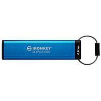 Kingston IKKP200C/8GB USB 3.2 8GB USB-C IronKey Keypad 200C, FIPS 140-3 Lvl 3 (Pending) AES-256