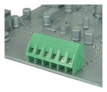 Fixed terminal blocks used for secure wire connection in electronic and industrial assemblies
