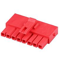 Molex 215759-1027 Receptacle Housing Micro-Fit+ Versa Color Rec Housing Single Row 7 Ckts GloWire Red