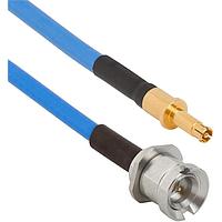 Amphenol SV Microwave MBSMP-085-P12DSMPM-060 RF Cable Assemblies SMP M BKHD to SMPM (Size 12) 6"Cable
