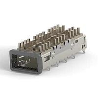 AMP Connectors - TE Connectivity 1888968-2 QSFP Cage kit w/ SAN HS Behind-bezel