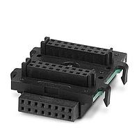 PHOENIX CONTACT 2896319 DIN Rail Connector HBUS 35.6-16P-2S BK