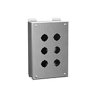 Hammond Manufacturing 1435S16K 9 Button Pushbutton Encl - 9 PB x 30.5mm 9.50 x 6.25 x 3.00" - 316 Stainless